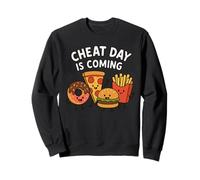 Se Acerca el día del Truco: Pizza Divertida, Dona, Papas Fritas, Hamburguesa Sudadera