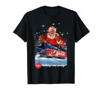 ¡Se acercan las vacaciones de Coca Cola! Camión de Papá Noel de Navidad Camiseta