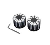 Se Adapta A Compatible Con Harley Sportster XL883 1200 Touring Wide Glide Dyna Fat Bob Motocicleta 29mm Tapa De Cubierta Perno Tuerca Eje Delantero(Axle Nut Cover C)