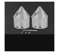 Se Adapta A Compatible Con Harley Sportster XL883 1200 Touring Wide Glide Dyna Fat Bob Motocicleta 29mm Tapa De Cubierta Perno Tuerca Eje Delantero(Axle Nut Cover J)