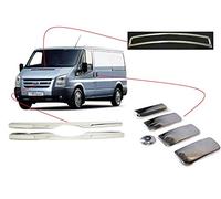Se adapta a Ford Transit MK6 MK7 2000-13 cromado rejilla delantera y cubierta de manija de puerta y ventilación.