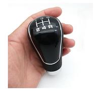 Se adapta a Hyundai Matrix Elantra Tucson IX35 5 velocidades manual perilla de palanca de cambios palanca de cambios palo de balonmano (nombre del color: naranja) (negro)