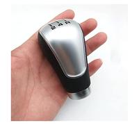 Se adapta a Hyundai Matrix Elantra Tucson IX35 5 velocidades manual perilla de palanca de cambios palanca de cambios palo cabeza de balonmano (nombre del color: naranja) (blanco)