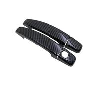 Se adapta a Opel Tigra B 2004 ~ 2009 cubierta de manija de puerta de fibra de carbono accesorios de estilo adhesivo piezas de automóvil