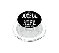 Sé Alegre en la Esperanza Romanos 12:12 Arte Motivacional PopSockets PopGrip para MagSafe