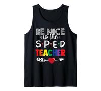 Sé Amable con El Profesor De Sped Educación Especial Lindo Camiseta sin Mangas