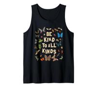 Sé Amable con Todo Tipo de bichos, entomología, diseño para Amantes de los Insectos Camiseta sin Mangas