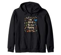 Sé Amable con Todo Tipo de bichos, entomología, diseño para Amantes de los Insectos Sudadera con Capucha