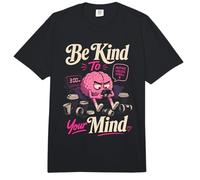 Se Amable con Tu Mente Cerebro Divertido Comfort Colors Adult Heavyweight T-Shirt