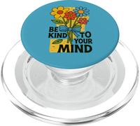 Sé Amable con tu Mente Diseño Positivo de Salud Mental PopSockets PopGrip para MagSafe