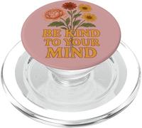 Sé Amable con tu Mente Diseño Positivo de Salud Mental PopSockets PopGrip para MagSafe