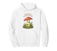 Sé Amable con tu Mente Frog Mushroom Cottagecore Salud Mental Sudadera con Capucha