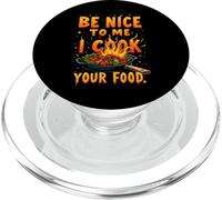 Sé Amable Conmigo, cocino tu Chef de Comida PopSockets PopGrip para MagSafe