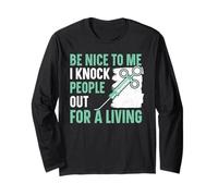 Sé Amable Conmigo, noqueo a la Gente por un anestesista Vivo Manga Larga