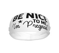 Sé Amable Conmigo, Soy Oregnanl Unisex Headband Suaves Diadema Transpirable Diadema Deportiva para Yoga Fitness Ciclismo Tenis