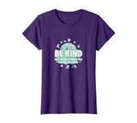 Sé Amable en un Mundo Donde Puedes ser Cualquier Cosa Camiseta, Mujer, Morado, L