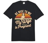 Sé Amable, mi Esposa está Embarazada, papá, papá, Humor Comfort Colors Adult Heavyweight T-Shirt