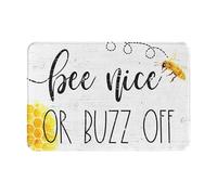 Sé Amable O Vete Felpudos Cómoda Alfombra Exterior Absorbente Felpudos Entrada para Hogar Bañera Ducha 40X60Cm