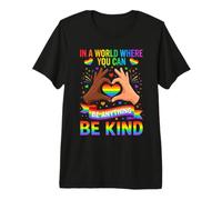 Sé Amable, Orgullo y Arco Iris, LGBT, Conciencia sobre la Igualdad Camiseta Premium