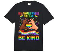 Sé Amable, Orgullo y Arco Iris, LGBT, Conciencia sobre la Igualdad Comfort Colors Adult Heavyweight T-Shirt