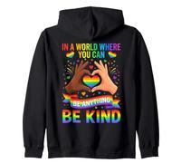 Sé Amable, Orgullo y Arco Iris, LGBT, Conciencia sobre la Igualdad Sudadera con Capucha