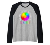 Se Amable Sea Amable En Español - Alentador e Inspirador Camiseta Manga Raglan