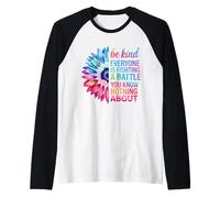 Sé Amable Todos Luchan Batalla Desconocida Camiseta Manga Raglan