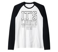 Se apagan Las Luces y Nos Vamos Semana de Carreras Motorsport Racing Camiseta Manga Raglan