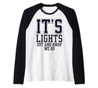 Se apagan Las Luces y Nos Vamos Semana de Carreras Motorsport Racing Camiseta Manga Raglan