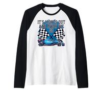 Se apagan Las Luces y Nos Vamos Semana de Carreras Motorsport Racing Camiseta Manga Raglan