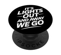 Se apagan las luces y nos vamos semana de carreras Motorsport Racing PopSockets PopGrip Adhesivo
