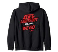 Se apagan las luces y nos vamos semana de carreras Motorsport Racing Sudadera con Capucha