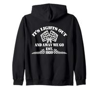 Se apagan las luces y nos vamos semana de carreras Motorsport Racing Sudadera con Capucha