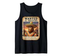 Se Busca el Divertido Sasquatch de Bigfoot, Amante de los Tacos, de El Squatcho Camiseta sin Mangas