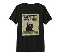 Se Busca el Gato de Schrodinger Muerto y Vivo Camiseta Premium