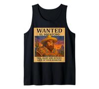 Se Busca El Squatcho Wild West Sasquatch Funny Bigfoot Camiseta sin Mangas
