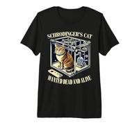 Se Busca Gato de Schrodinger Profesor de Ciencias Física Camiseta Premium