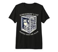 Se Busca Gato de Schrodinger Profesor de Ciencias Física Camiseta Premium