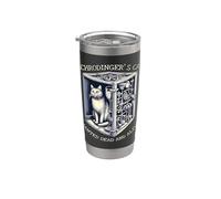 Se busca gato de Schrodinger Profesor de Ciencias Física Vaso térmico de acero inoxidable de doble pared