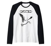 Se Busca Gaviota Papas Fritas Ladrón Humor De Playa Camiseta Manga Raglan