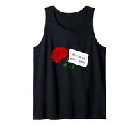 Se cometieron errores de rosa roja con cita Camiseta sin Mangas