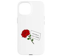 Se cometieron errores de rosa roja con cita Carcasa para iPhone 15