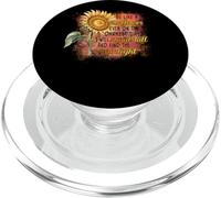 Sé como un Girasol, me mantendré Alto y encontraré la luz del Sol PopSockets PopGrip para MagSafe