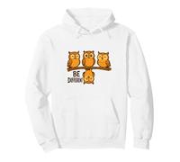 Sé Diferente Diversión Dulce Autismo Aceptaciones Búho Pájaro Sudadera con Capucha