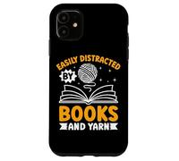 Se distrae fácilmente con libros y diversión de hilo Carcasa para iPhone 11