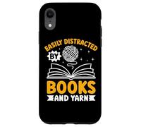 Se distrae fácilmente con libros y diversión de hilo Carcasa para iPhone XR