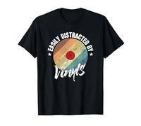 Se distrae fácilmente con vinilos Camiseta