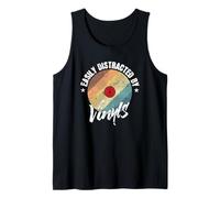 Se distrae fácilmente con vinilos Camiseta sin Mangas