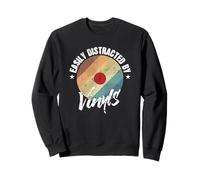Se distrae fácilmente con vinilos Sudadera