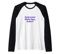 ¿Se divirtió tu Poco, Amigo? Camiseta Manga Raglan